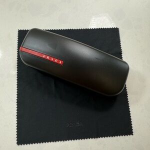 Prada Linea Rossa Sport Matte Black Eyewear Case